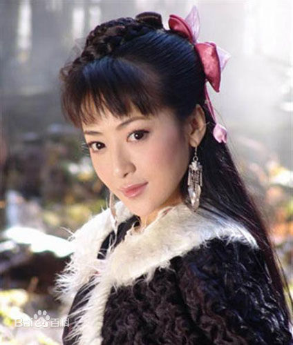 高清陈紫函(Emily)在出演《神雕侠侣》饰演郭芙中的图集