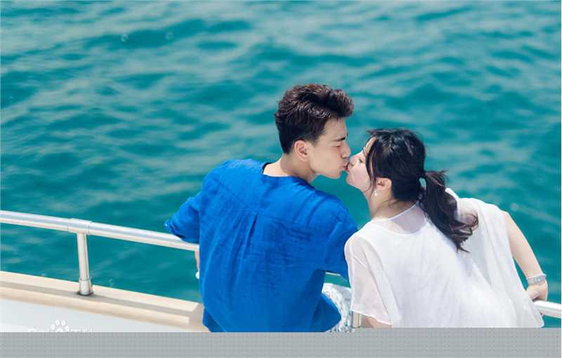 陈紫函(Emily)婚纱照前后照片