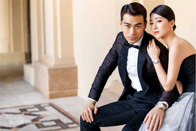 陈紫函(Emily)婚纱照前后照片