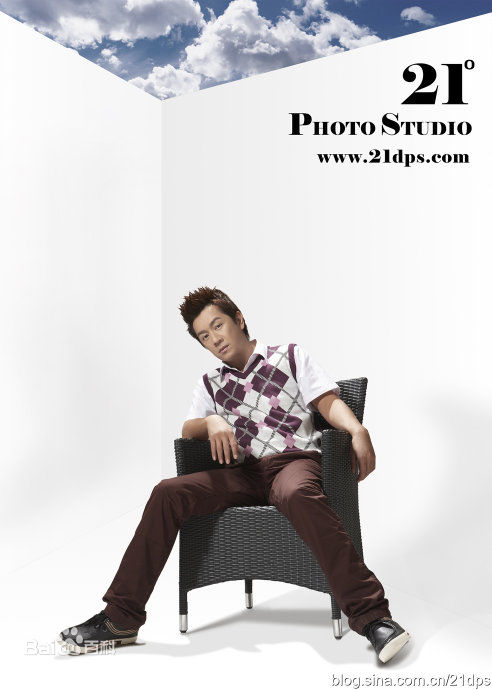 陈浩民(Benny Chan)服装代言前后照片