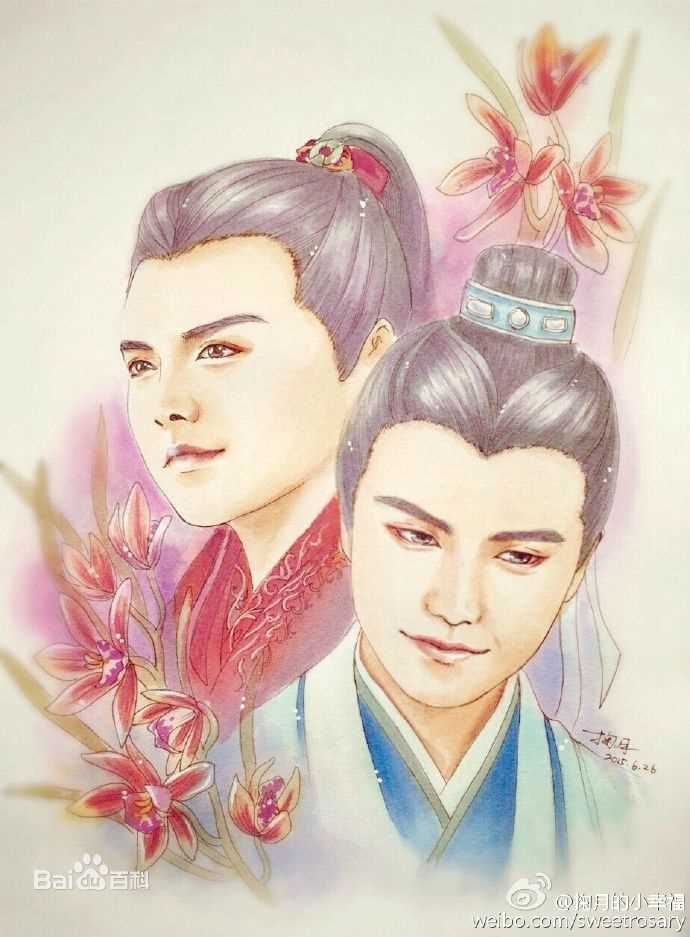 马天宇(Ray Ma)纸绘前后照片