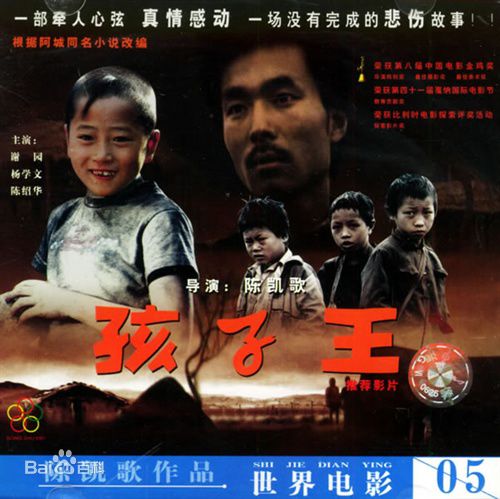 谢园主演《孩子王》海报