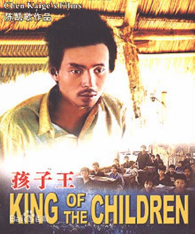 谢园主演《孩子王》海报