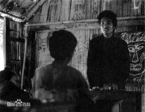 谢园主演《孩子王》海报