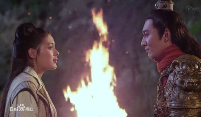 王力可(Rainbow)隋唐演义玉郡主前后照片