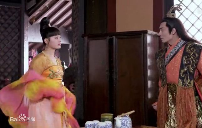 王力可(Rainbow)隋唐演义玉郡主前后照片