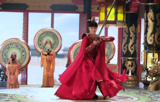 王力可(Rainbow)隋唐演义玉郡主前后照片