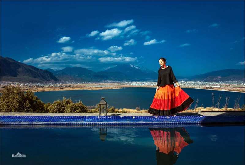 王力可(Rainbow)七彩云南景美人更美 素颜照相册