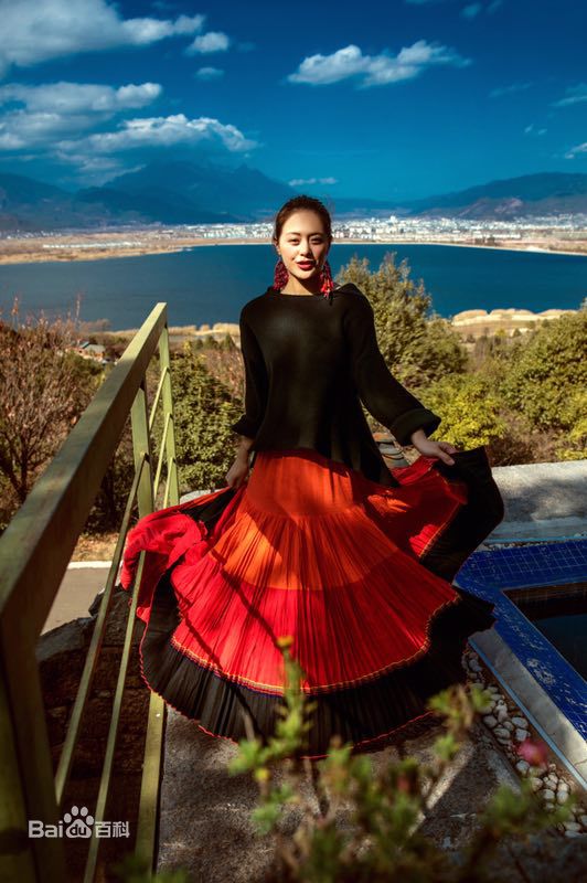 王力可(Rainbow)七彩云南景美人更美 素颜照相册