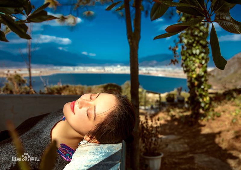 王力可(Rainbow)七彩云南景美人更美 素颜照相册