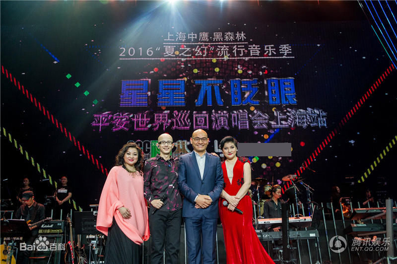 平安(Anson)2016上海演唱会素颜照壁纸