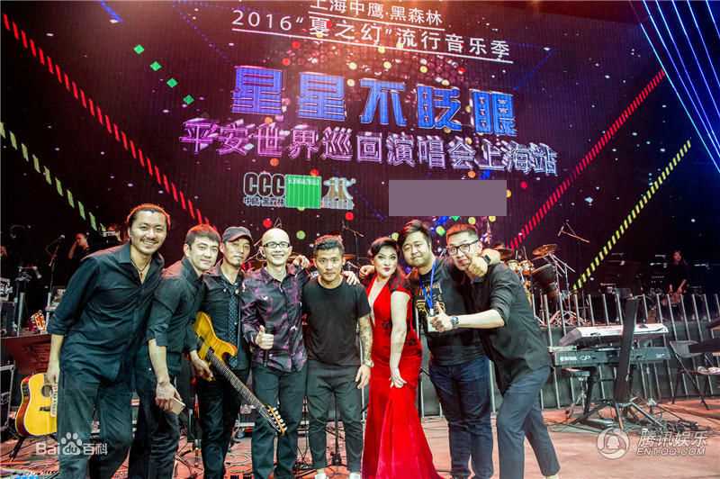 平安(Anson)2016上海演唱会素颜照壁纸