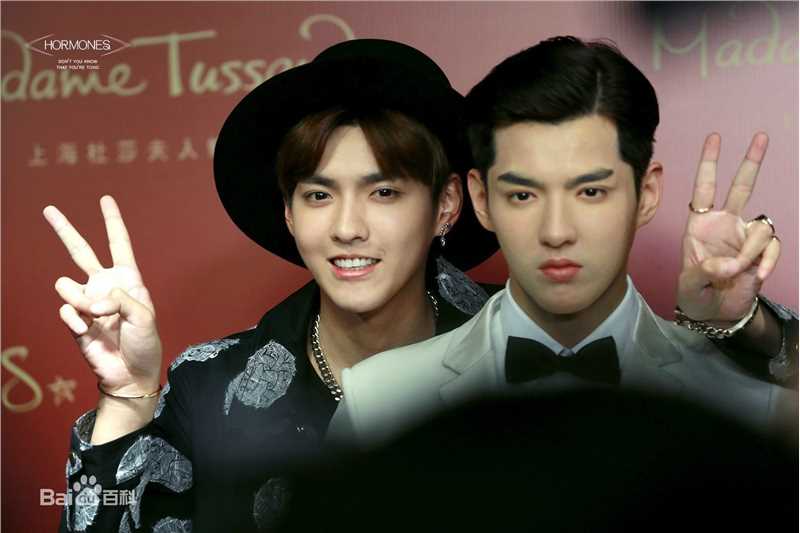 吴亦凡(KRIS)上海杜莎夫人蜡像馆90后明星第一人图册