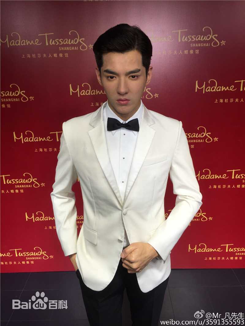 吴亦凡(KRIS)上海杜莎夫人蜡像馆90后明星第一人图册