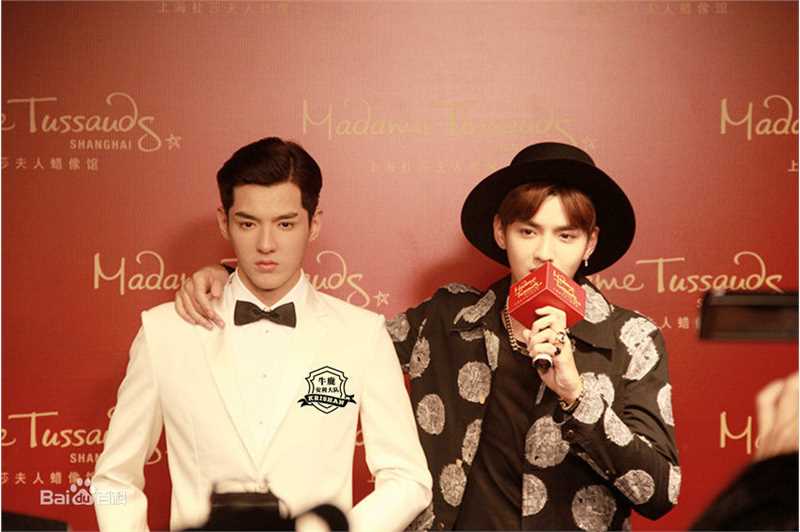 吴亦凡(KRIS)上海杜莎夫人蜡像馆90后明星第一人图册