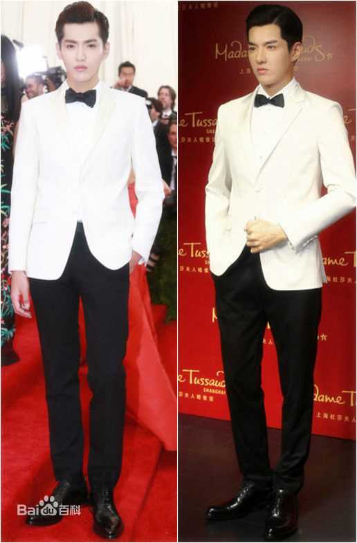 吴亦凡(KRIS)上海杜莎夫人蜡像馆90后明星第一人图册