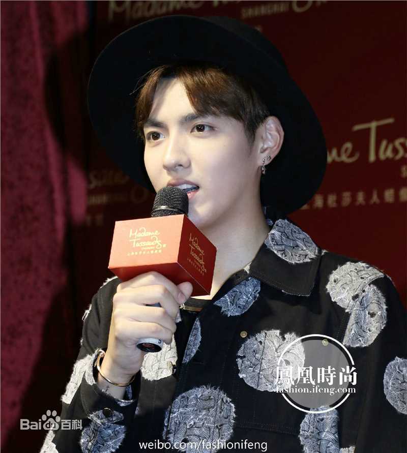 吴亦凡(KRIS)上海杜莎夫人蜡像馆90后明星第一人图册