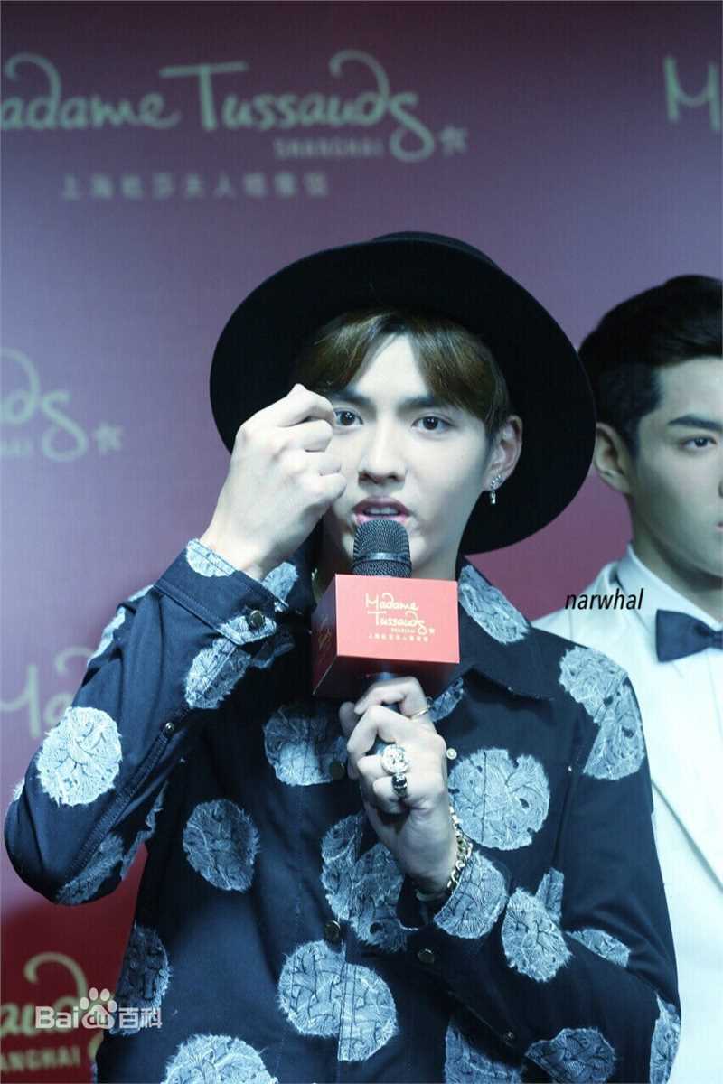 吴亦凡(KRIS)上海杜莎夫人蜡像馆90后明星第一人图册