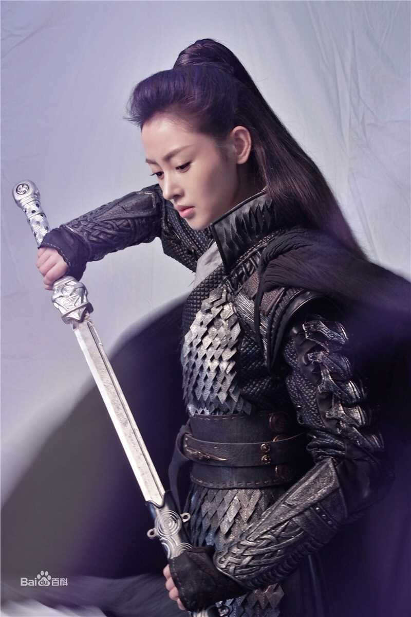 精选张天爱(Crystal)在《鲛珠传》黑羽中的图册