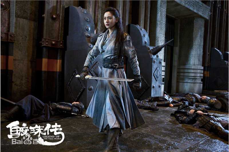 精选张天爱(Crystal)在《鲛珠传》黑羽中的图册