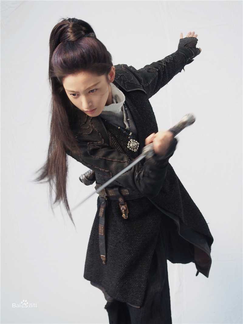 精选张天爱(Crystal)在《鲛珠传》黑羽中的图册