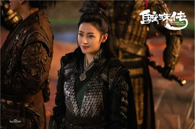 精选张天爱(Crystal)在《鲛珠传》黑羽中的图册