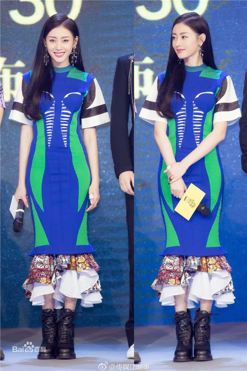 张天爱(Crystal)2016年部分活动照前后照片