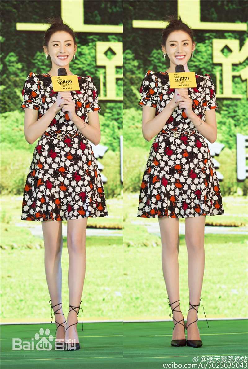 张天爱(Crystal)2016年部分活动照前后照片