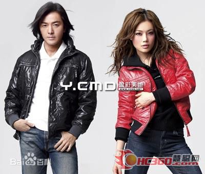 容祖儿(Joey Yung)2008代言YCMD盈彩美地休闲服前后照片