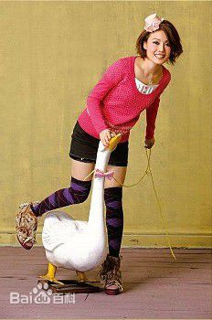 容祖儿(Joey Yung)2008代言YCMD盈彩美地休闲服前后照片