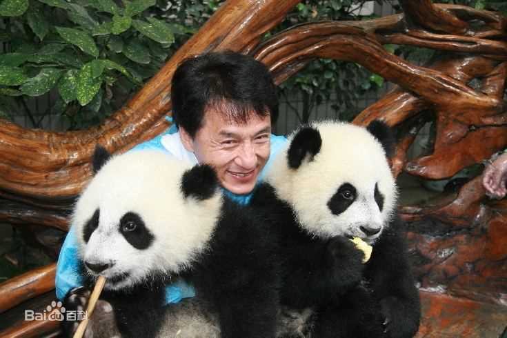 成龙(Jackie Chan)保护动物公益活动素颜照相册
