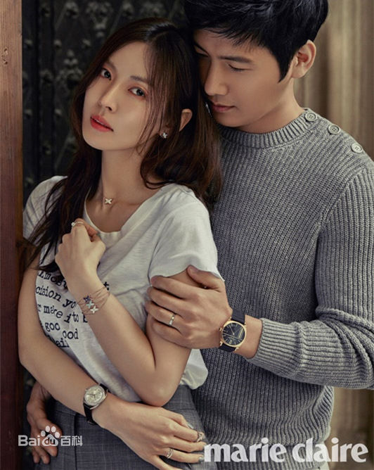 金素妍(,Kim So-yeon)与李尚禹生活照