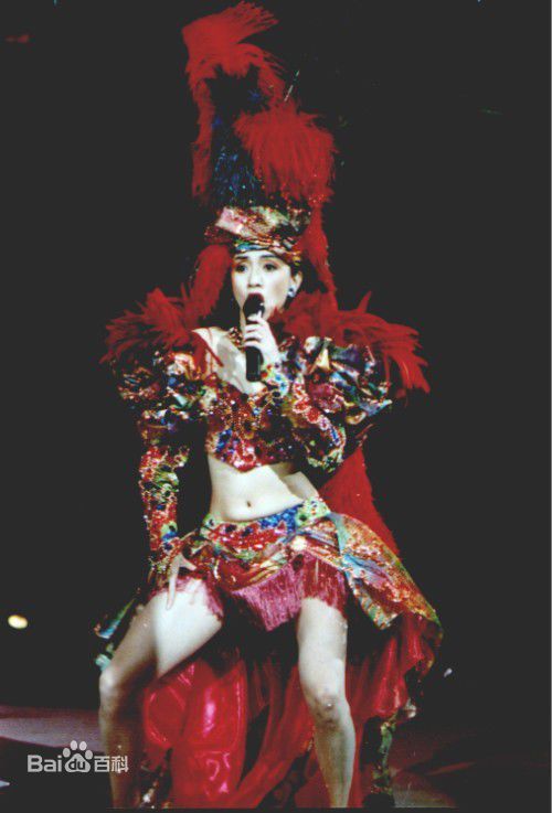 梅艳芳(Anita Mui,アニタ ·ムイ)1990年夏日耀光华演唱会前后照片