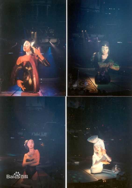梅艳芳(Anita Mui,アニタ ·ムイ)1990年夏日耀光华演唱会前后照片