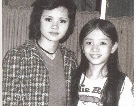 梅艳芳(Anita Mui,アニタ ·ムイ)少年影像前后照片