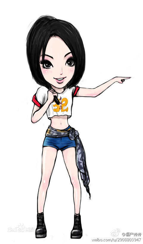 丁丁(Sprite)吧友手绘Q版生活照