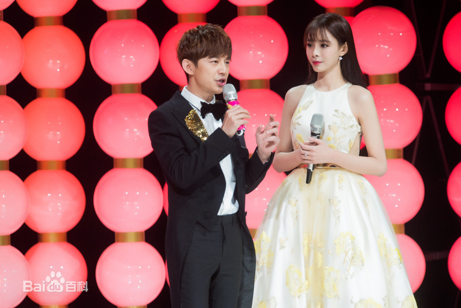 沈梦辰(Shen Mengchen)湖南卫视华人华侨春晚前后照片