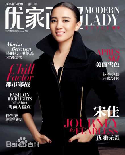 宋佳(Song Jia)优家画报2013年12月刊图片图集