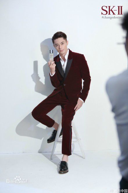 霍建华(Wallace Huo)SK-II拍摄花絮前后照片