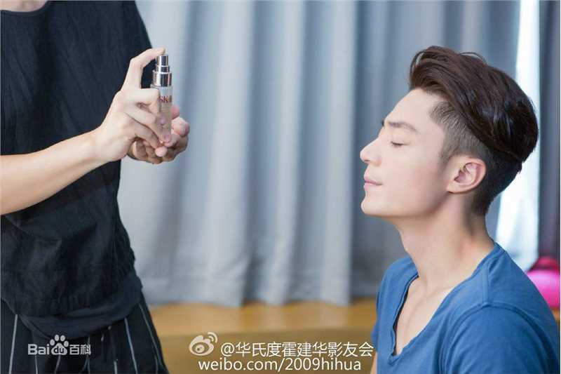 霍建华(Wallace Huo)SK-II拍摄花絮前后照片