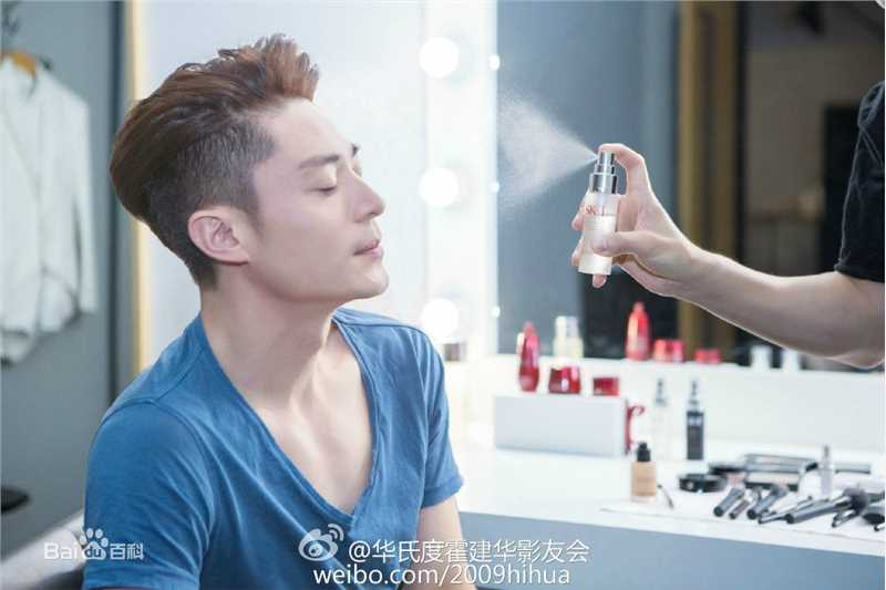 霍建华(Wallace Huo)SK-II拍摄花絮前后照片