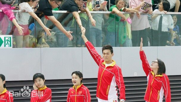 孙杨(Sun Yang)社会活动前后照片