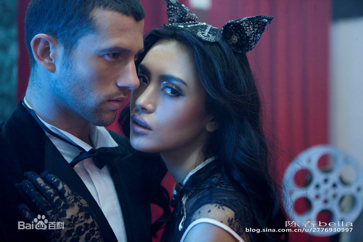 陈春(Bella)为猫人内衣拍摄图片图片图集