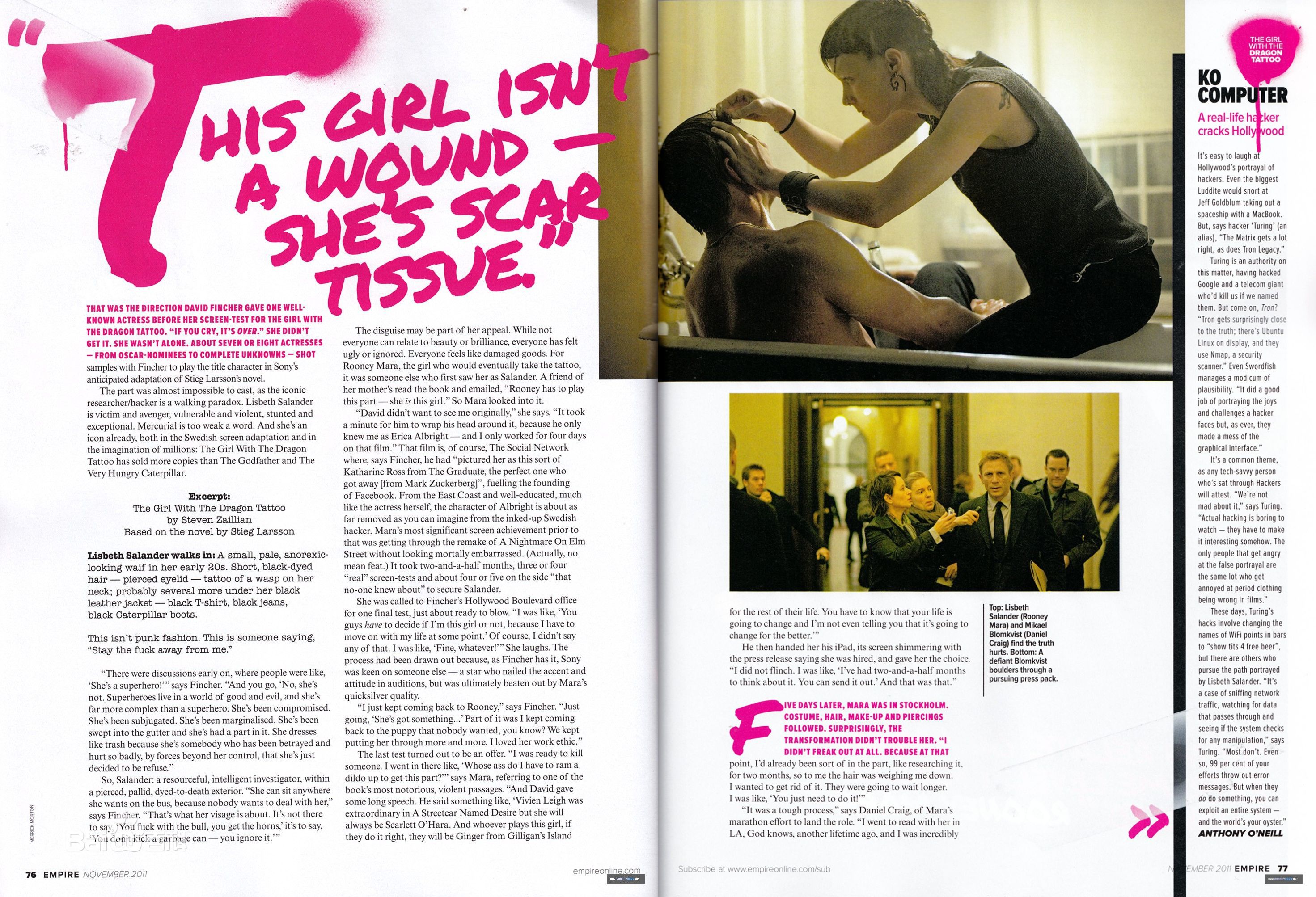 精选丹尼尔·克雷格(Daniel Craig)精彩图册