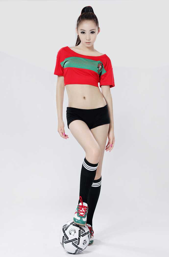 优质网络人气足球宝贝韩鹿美女相册