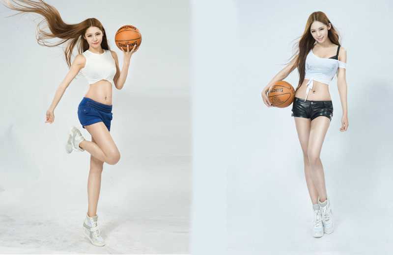 优质篮球宝贝于芷晴婀娜身姿活力无限相册