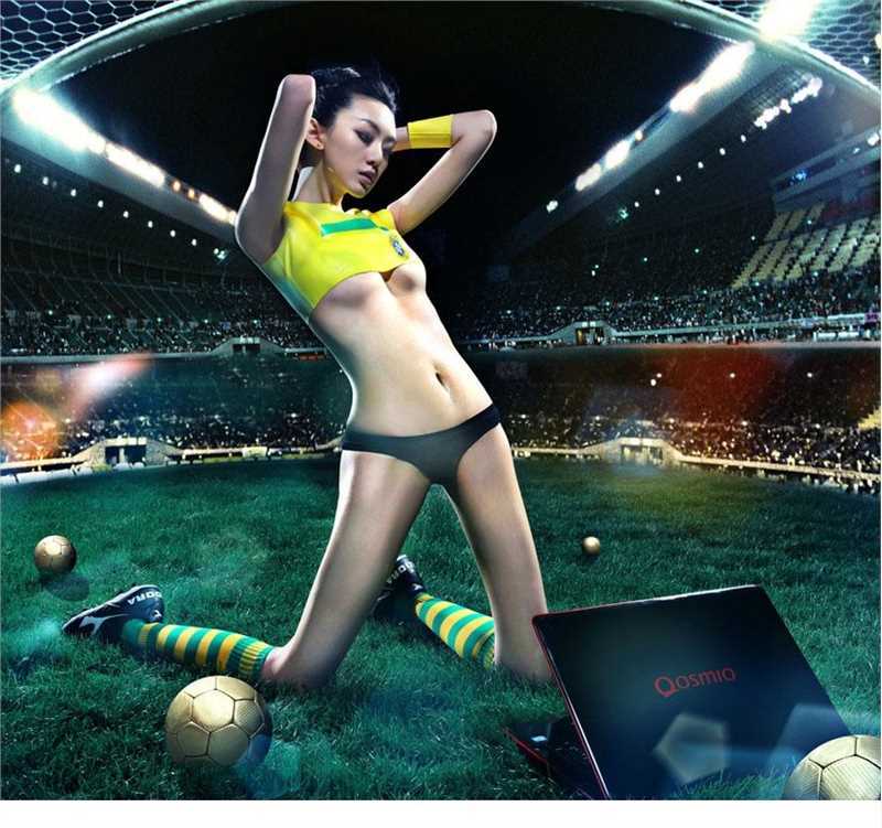 特别专辑足球宝贝人体彩绘诱人图片图片