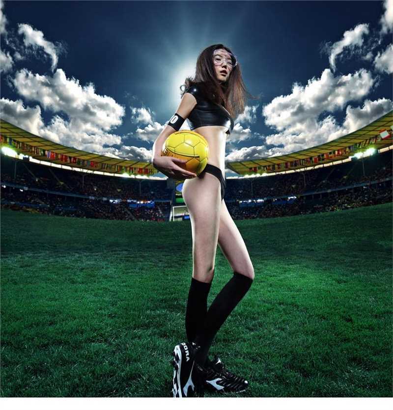 特别专辑足球宝贝人体彩绘诱人图片图片
