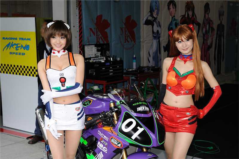 水谷望爱出镜日本超纯赛车美女