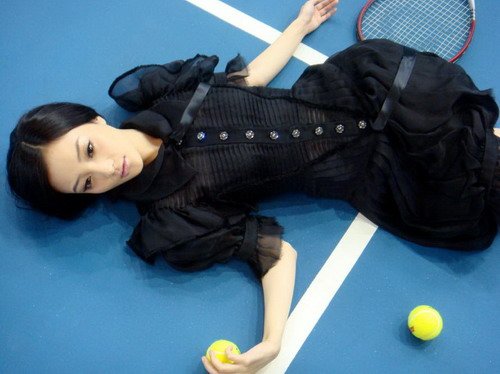 最全化身网球宝贝的李小璐美女相册